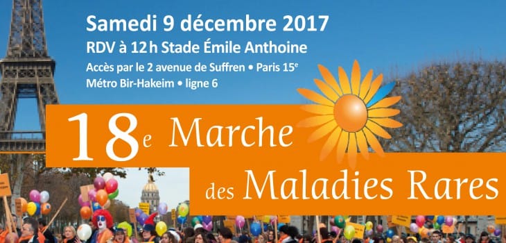 Téléthon - Affiche de la marche des maladies rares