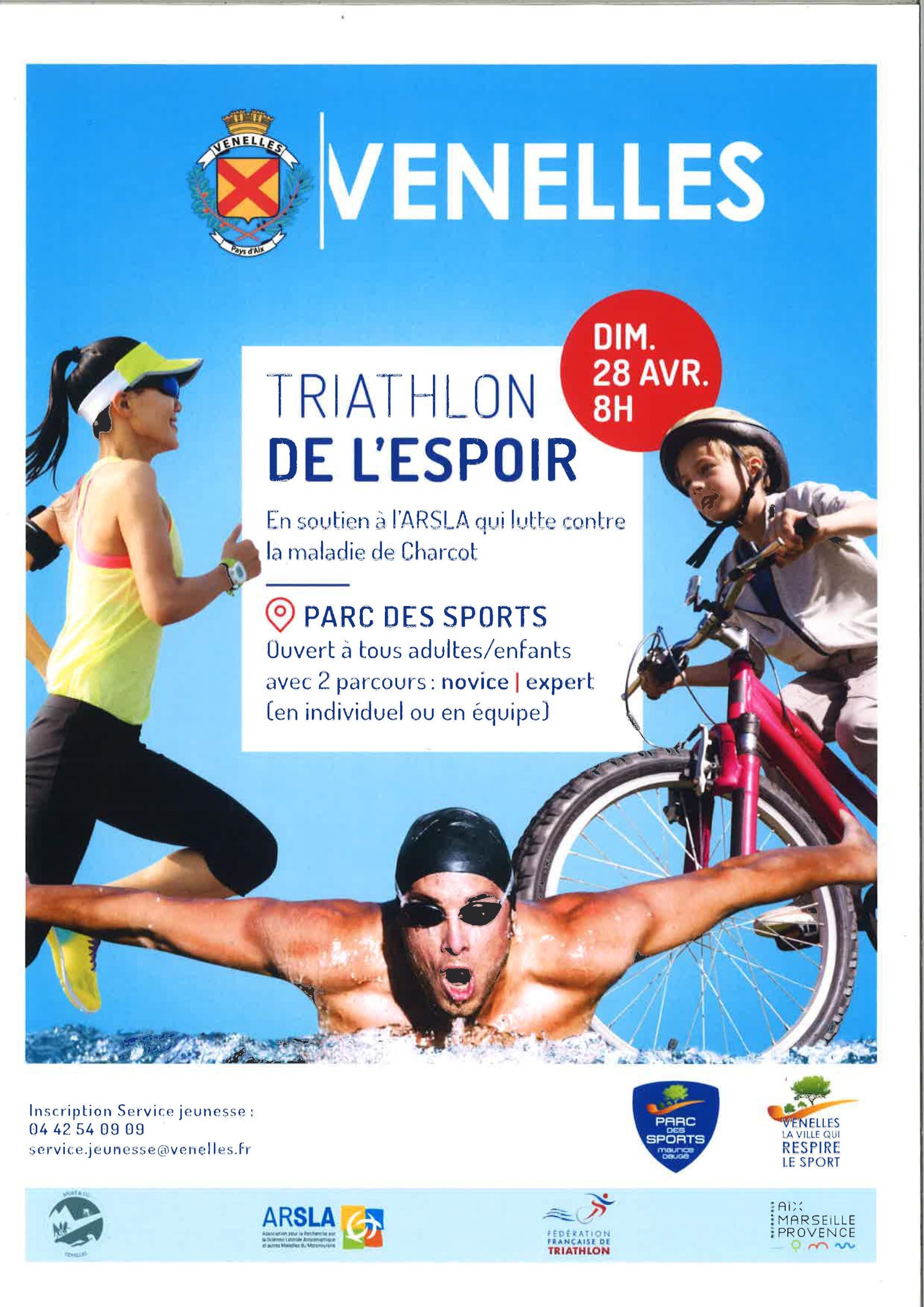 Trathlon de l'espoir - ARSLA - Maladie de charcot