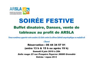 Soirée festive ARSLA Maladie de Charcot