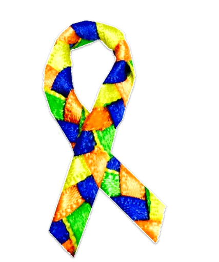 Ruban symbole de la lutte contre la SLA - Maladie de charcot