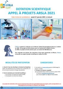 AAP ARSLA - MALADIE DE CHARCOT